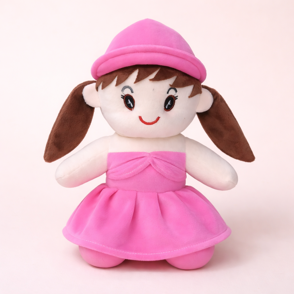 TEDCITY  27 CM SITTING DOLL - PINK